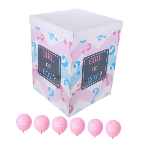 MAGICLULU 1 Satz Dekorationen Für Die Babyparty Klangliche Kulisse Es Ballon Geschlecht Enthüllen Konfettiballon Babyboxen Mit Buchstaben Für Die Babyparty Rosa Papier MAGICLULU 1 Satz Dekorationen Für Die Babyparty Klangliche Kulisse Es Ballon Geschlecht Enthüllen Konfettiballon Babyboxen Mit Buchstaben Für Die Babyparty Rosa Papier von MAGICLULU