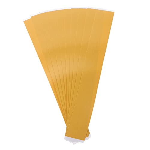 MAGICLULU 1 Satz Doppelseitiges Klebeband Streifen Beidseitig Holzbearbeitung Doppelseitiges Wasserfestes Klebeband Einseitig Handwerk Werkzeug Pvc Gelb 10 Stück von MAGICLULU