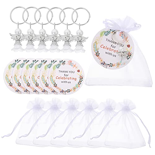 MAGICLULU Taufe Gefälligkeiten Für Jungen Mädchen Hochzeit Souvenirs Keychain Set Organza Taschen Danke Tags MAGICLULU Taufe Gefälligkeiten Für Jungen Mädchen Hochzeit Souvenirs Keychain Set Organza Taschen Danke Tags von MAGICLULU
