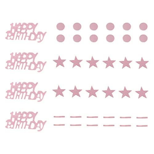 MAGICLULU 1 Satz Geburtstags Konfetti Roségold Tischdekoration für Feiern Pack mit Stern und Punkt Design für Babygeburtstage und Partys Leicht und Vielseitig Einsetzbar MAGICLULU 1 Satz Geburtstags Konfetti Roségold Tischdekoration für Feiern Pack mit Stern und Punkt Design für Babygeburtstage und Partys Leicht und Vielseitig Einsetzbar von MAGICLULU