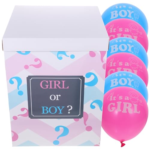 MAGICLULU 1 Satz Geschlechtsoffenlegungsbox Dekorationen Dusche Luftballons -boxen Babyboxen Für Die Babyparty Papier MAGICLULU 1 Satz Geschlechtsoffenlegungsbox Dekorationen Dusche Luftballons -boxen Babyboxen Für Die Babyparty Papier von MAGICLULU