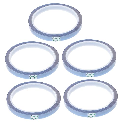MAGICLULU 1 Satz Hochtemperatur Klebeband Hitzebeständiges Transferband Für Wärmeübertragung Kein Rückstand Für Sublimationspressen Elektronikprojekte 5rollen MAGICLULU 1 Satz Hochtemperatur Klebeband Hitzebeständiges Transferband Für Wärmeübertragung Kein Rückstand Für Sublimationspressen Elektronikprojekte 5rollen von MAGICLULU