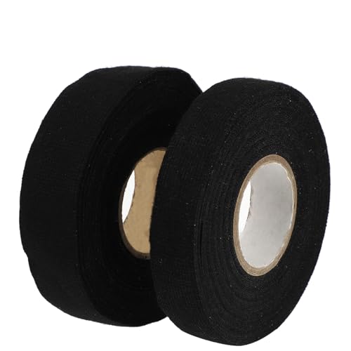 MAGICLULU 1 Satz Hochtemperaturbeständiges Band Schwarzes Isolierband Hitze Gafferband Schwarz Isolieren Klebeband Für Kabelbäume Im Automobilbereich Kabelbaumklebeband Flanell 2 Stück von MAGICLULU