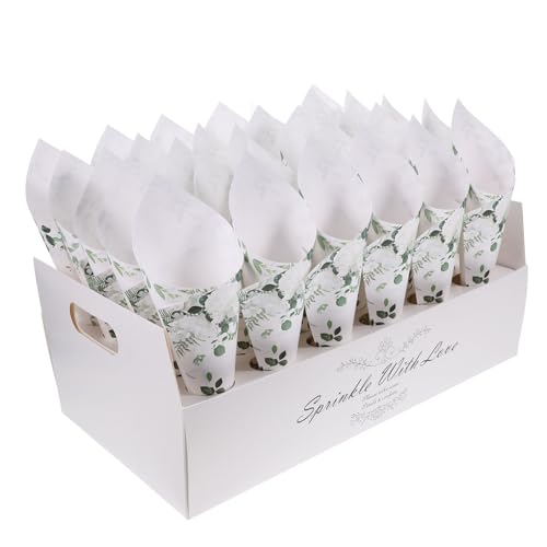 MAGICLULU Konfetti- - Hochzeit Elegante Papierkegel Für Lebensmittel-dekorationen MAGICLULU Konfetti- - Hochzeit Elegante Papierkegel Für Lebensmittel-dekorationen von MAGICLULU