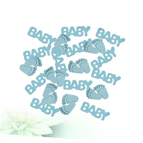 MAGICLULU 1 Satz Junge Konfetti für Geburtstagsfeier und Babyparty Papierschnipsel Fußform Tischdeko für Kindergeburtstage und Feiern für Kreative Bastelprojekte MAGICLULU 1 Satz Junge Konfetti für Geburtstagsfeier und Babyparty Papierschnipsel Fußform Tischdeko für Kindergeburtstage und Feiern für Kreative Bastelprojekte von MAGICLULU