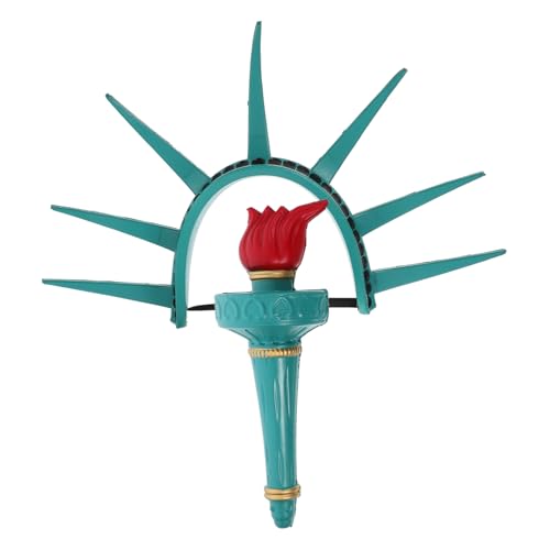 MAGICLULU 1 Satz Kopfband Der Freiheitsstatue Krone Der Freiheitsstatue Accessoires Zur Freiheitsstatue Freiheitskrone Der Dame Freiheitsstatue Hut Freiheitsstatue Verkleiden Pu von MAGICLULU