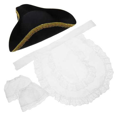 MAGICLULU Piratenhut Damen Partyhut Dekorativer Karnevalshut Spitzenlätzchen für Halloween Geburtstagsfeiern MAGICLULU Piratenhut Damen Partyhut Dekorativer Karnevalshut Spitzenlätzchen für Halloween Geburtstagsfeiern von MAGICLULU