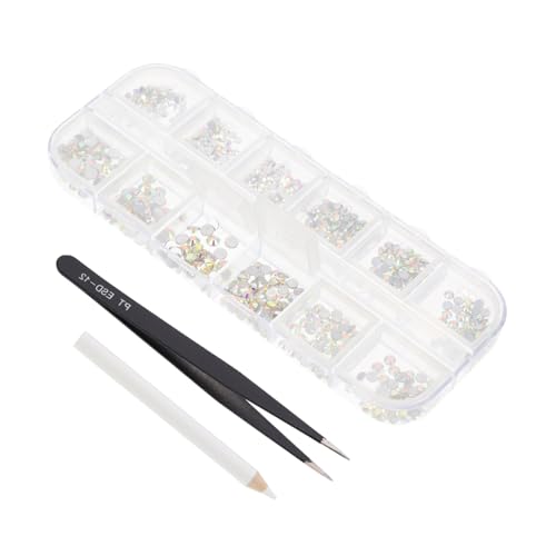 MAGICLULU 1 Satz Nail Art Dekoration mit Fächern Flachrücken Glitzersteine Verschiedenen DIY Maniküre Zubehör für Nagelgestaltung für Besondere Anlässe und Persönliche Kunstwerke MAGICLULU 1 Satz Nail Art Dekoration mit Fächern Flachrücken Glitzersteine Verschiedenen DIY Maniküre Zubehör für Nagelgestaltung für Besondere Anlässe und Persönliche Kunstwerke von MAGICLULU