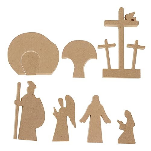 MAGICLULU 1 Satz Osterdeko aus Holz mit Jesus Figur Einzigartige und Wohnaccessoires für Ostern Schlafzimmer Wohnzimmer und Partys Hochwertige Handwerkskunst für Unvergessliche MAGICLULU 1 Satz Osterdeko aus Holz mit Jesus Figur Einzigartige und Wohnaccessoires für Ostern Schlafzimmer Wohnzimmer und Partys Hochwertige Handwerkskunst für Unvergessliche von MAGICLULU