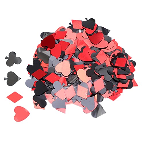 MAGICLULU 1 Satz Poker Confetti Konfetti Die gefälscht Braut- Party bunt hochzeitsdeko Poker-Scatter- Schürhaken- Tischstreuung Tischstreuer aus Kunststoff Plastik MAGICLULU 1 Satz Poker Confetti Konfetti Die gefälscht Braut- Party bunt hochzeitsdeko Poker-Scatter- Schürhaken- Tischstreuung Tischstreuer aus Kunststoff Plastik von MAGICLULU