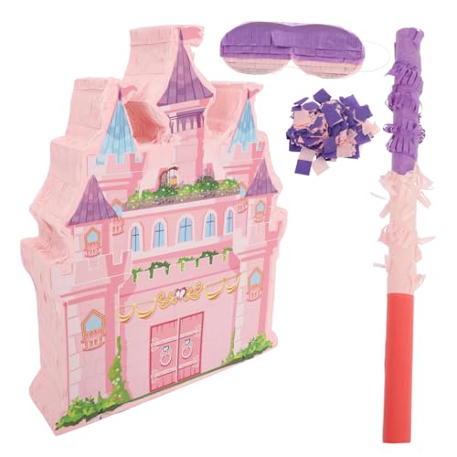 MAGICLULU 1 Satz Prinzessin-schloss-pinata Partydekorationen Für Prinzessinnen Prinzessin Geburtstagsdekoration Süßigkeitenbehälter Piñata Prinzessin Piñata Hängendes Pinata- Papier von MAGICLULU