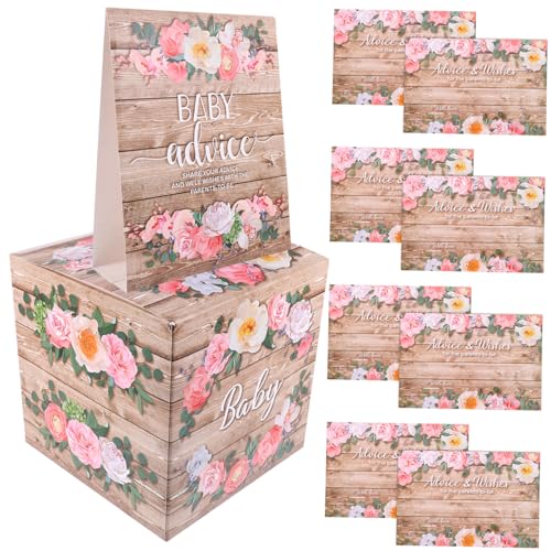 MAGICLULU 1 Satz Ratgeberkartenset mit Blumenmotiv Spiel Einladungen verlosen favorisieren -Boxen babyshowerparty babyshowergeschenk Neue Elternratgeberkarten -Vorhersagekarte Papier MAGICLULU 1 Satz Ratgeberkartenset mit Blumenmotiv Spiel Einladungen verlosen favorisieren -Boxen babyshowerparty babyshowergeschenk Neue Elternratgeberkarten -Vorhersagekarte Papier von MAGICLULU