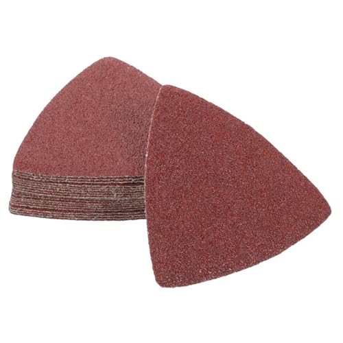 MAGICLULU 1 Satz Sandpapier Dreieck-schleifpad Streugut Schleifen Unterlage Oszillierendes Schleifpad Schleifpapier Schleif- Und Polierpapier Schleifpads Weiches Schleifpad 20 Stück von MAGICLULU