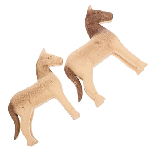 MAGICLULU Vielseitige Heimdekoration – Set Aus Tierornamenten Aus Holz Zebrastatuen Zur Dekoration von MAGICLULU