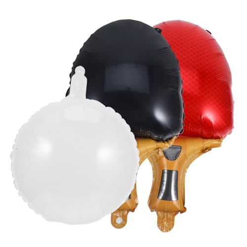 MAGICLULU 3pcs Aluminium Film Tischtennis Luftballons Tennis Schläger Dekorationen Für Party MAGICLULU 3pcs Aluminium Film Tischtennis Luftballons Tennis Schläger Dekorationen Für Party von MAGICLULU
