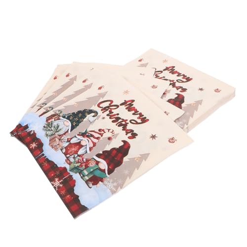 MAGICLULU 1 Satz Zwergkarierte Serviette Servietten Tischdecke Weihnachtliche Tischdekoration Weihnachtsessen Tischdekoration Tischdekorationen Papier 20 Stück MAGICLULU 1 Satz Zwergkarierte Serviette Servietten Tischdecke Weihnachtliche Tischdekoration Weihnachtsessen Tischdekoration Tischdekorationen Papier 20 Stück von MAGICLULU