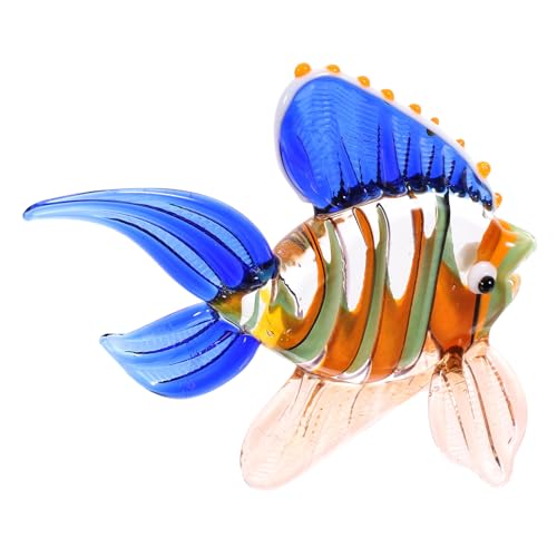 MAGICLULU 1 Stück Fischverzierung aus Glas Wohnkultur geformt Zierfische Party Schmuck für zu Hause LED Dekoration des Schreibtischschmuck Ozeandekor Mehrfarbiges Glas MAGICLULU 1 Stück Fischverzierung aus Glas Wohnkultur geformt Zierfische Party Schmuck für zu Hause LED Dekoration des Schreibtischschmuck Ozeandekor Mehrfarbiges Glas von MAGICLULU