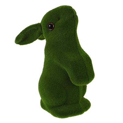 MAGICLULU 1 Stück Flocking Rabbit Dekofigur aus Moos für Kreative Tischdekoration Realistisches Design für Wohnzimmer und Schlafzimmer Perfektes für Freunde und Familie MAGICLULU 1 Stück Flocking Rabbit Dekofigur aus Moos für Kreative Tischdekoration Realistisches Design für Wohnzimmer und Schlafzimmer Perfektes für Freunde und Familie von MAGICLULU