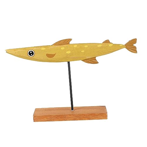 MAGICLULU 1 Stück Holzfische Ornamente Küstenverzierung Wohnkultur Schreibtisch für Party Fisch Dekorationen Ocean Room Decor Desktop -Ornamente Fisch-Design- Heimdekoration Gelb MAGICLULU 1 Stück Holzfische Ornamente Küstenverzierung Wohnkultur Schreibtisch für Party Fisch Dekorationen Ocean Room Decor Desktop -Ornamente Fisch-Design- Heimdekoration Gelb von MAGICLULU