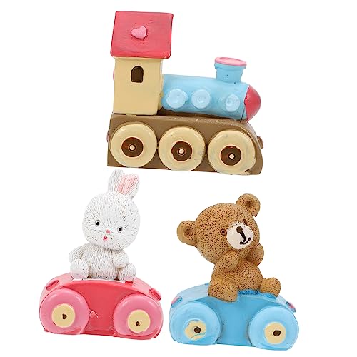 MAGICLULU 1 Stück Kuchendekorationsverzierungen Kuchenverzierung Autoverzierung Autodekoration Kuchen-Skulptur Tortenverzierung zum Kindergeburtstag Desktop-Ornament Kuchenschmuck Harz von MAGICLULU