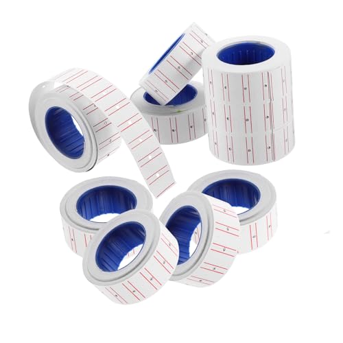 MAGICLULU 10 Rollen Preisblatt Kennzeichnungsetiketten Name Preisetikettenpapier selbstklebendes Preisschild Verkaufsschilder im Einzelhandel Preismarkierungsetikett Supermarkt-Preisschild von MAGICLULU