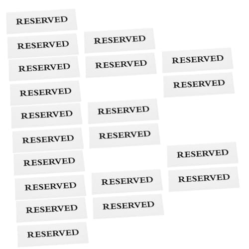 MAGICLULU 10 Sätze Rauchen Verboten Schild Reserviert Schild Für Stühle Reservierte Sitzplätze Schilder Für Stühle Reservierte Stuhlkarten Für Hochzeit Kleine Reserviert Stuhl 2 Stück * 10 MAGICLULU 10 Sätze Rauchen Verboten Schild Reserviert Schild Für Stühle Reservierte Sitzplätze Schilder Für Stühle Reservierte Stuhlkarten Für Hochzeit Kleine Reserviert Stuhl 2 Stück * 10 von MAGICLULU