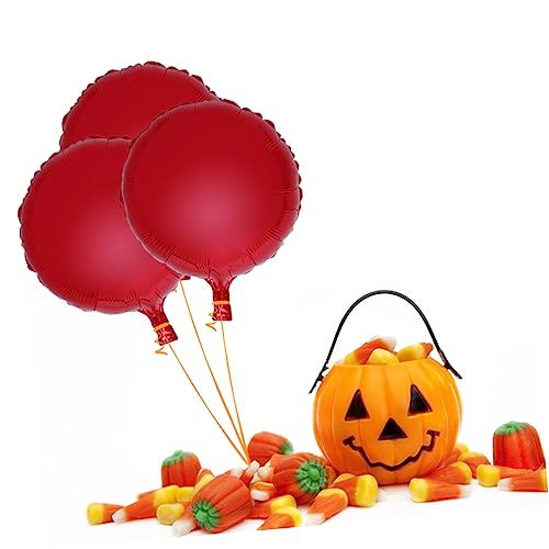 MAGICLULU 10 Stück Ballon Aus Aluminiumfolie Zahlen Luftballon Runder Heliumballon Party Folienballons Rot MAGICLULU 10 Stück Ballon Aus Aluminiumfolie Zahlen Luftballon Runder Heliumballon Party Folienballons Rot von MAGICLULU