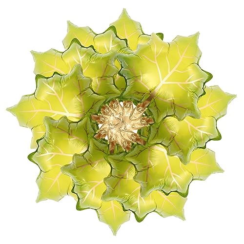 MAGICLULU 10 Stück Ballon aus Aluminiumfolie luftballons Ballongas Folienballons ballonie balloon Ballonsäulenständer Partydekorationen Thanksgiving-Party-Requisiten Danksagungsballons Green von MAGICLULU