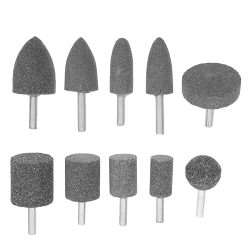 MAGICLULU 10 Stück Braune Korund-schleifköpfe, Elektrische Rotations-schleif-bits, Schleif-stein-schärfköpfe, Set Für Schleifmaschinen MAGICLULU 10 Stück Braune Korund-schleifköpfe, Elektrische Rotations-schleif-bits, Schleif-stein-schärfköpfe, Set Für Schleifmaschinen von MAGICLULU