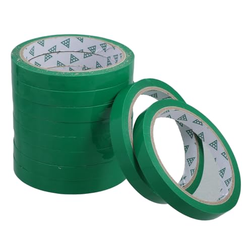 MAGICLULU 10 Stück Bunte Gemüseschlauchtape Strapazierfähiges Klebeband für Gemüseverpackungen Bündelungen für Aufbewahrung von Lebensmitteln von MAGICLULU