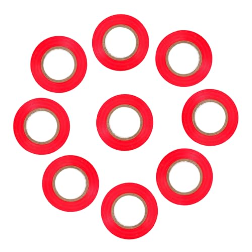 MAGICLULU 10 Stück Elektriker Klebeband Isolierband für Außenanwendungen Hitzebeständig für Kabelisolierung Reparaturen MAGICLULU 10 Stück Elektriker Klebeband Isolierband für Außenanwendungen Hitzebeständig für Kabelisolierung Reparaturen von MAGICLULU