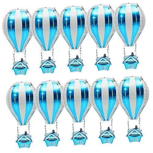 MAGICLULU 10 Stück Heißluftballon Dekoration Heiße Ballons Geburtstagsfeier Ballon Heliumballon Heißluftballon Aus Aluminium Luftballons Für Geburtstagsfeiern Party Größe Blue Aluminiumfolie MAGICLULU 10 Stück Heißluftballon Dekoration Heiße Ballons Geburtstagsfeier Ballon Heliumballon Heißluftballon Aus Aluminium Luftballons Für Geburtstagsfeiern Party Größe Blue Aluminiumfolie von MAGICLULU