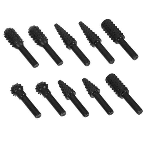 MAGICLULU 10 Stück Holzbearbeitungsdatei Polierwerkzeug Aus Metall Holzschnitzbohrer Holzschnitzwerkzeuge Drehfeile Für Die Holzbearbeitung Holzschnitzen Drehwerkzeug Schnitzbits Stahl Black MAGICLULU 10 Stück Holzbearbeitungsdatei Polierwerkzeug Aus Metall Holzschnitzbohrer Holzschnitzwerkzeuge Drehfeile Für Die Holzbearbeitung Holzschnitzen Drehwerkzeug Schnitzbits Stahl Black von MAGICLULU