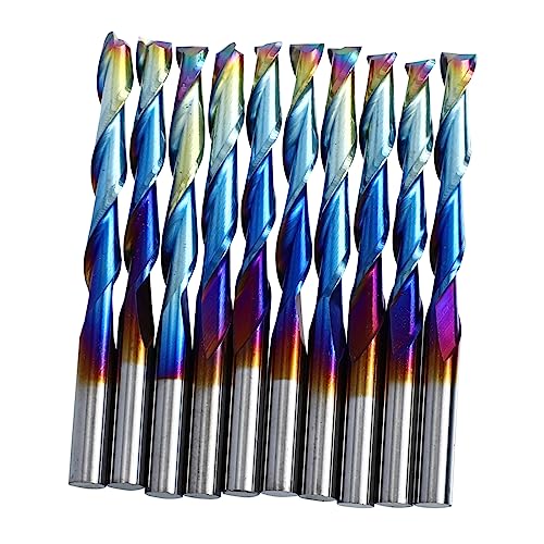 MAGICLULU 10 Stück Kugel Kopffräsenschneider Rundfräser Nase Fräser Wolframstahl Schranktürfräser Cutter Fräser für Bohrmaschinen CNC-Gravur-Bits Fräser gravieren Spiralfräser Wolfram Stahl MAGICLULU 10 Stück Kugel Kopffräsenschneider Rundfräser Nase Fräser Wolframstahl Schranktürfräser Cutter Fräser für Bohrmaschinen CNC-Gravur-Bits Fräser gravieren Spiralfräser Wolfram Stahl von MAGICLULU