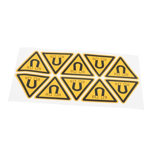 MAGICLULU 10 Stück Magnetfeld Identifikationsschild Am Arbeitsplatz Aufkleber Warnschild Warnschild Für Magnetfeld Exposition Etikettenaufkleber Für Den Öffentlichen Dienst MAGICLULU 10 Stück Magnetfeld Identifikationsschild Am Arbeitsplatz Aufkleber Warnschild Warnschild Für Magnetfeld Exposition Etikettenaufkleber Für Den Öffentlichen Dienst von MAGICLULU