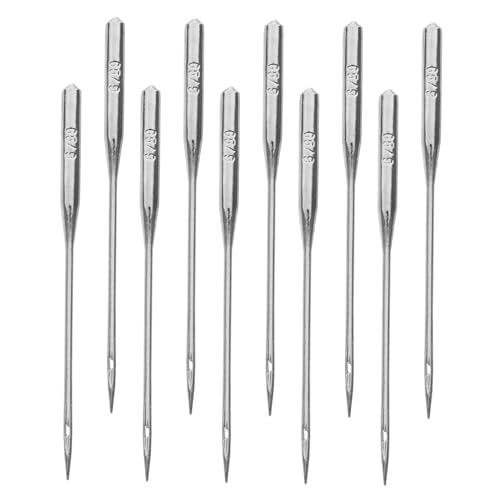 MAGICLULU 10 Stück Nähmaschinen-Nadelset Nähnadelgerät Hochleistungs-Nähnadeln industriell Stickerei Bußgeld für Nähmaschinennadeln universal Nähennadelnmaschine Eisen Silver MAGICLULU 10 Stück Nähmaschinen-Nadelset Nähnadelgerät Hochleistungs-Nähnadeln industriell Stickerei Bußgeld für Nähmaschinennadeln universal Nähennadelnmaschine Eisen Silver von MAGICLULU