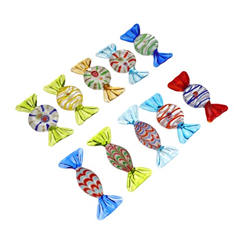 MAGICLULU 10 Stück Produkte aus Glas wohnungsdeko wohnraumdeko tischdeko esstisch Glaskunstwerk buntes Süßigkeitenhandwerk Weihnachtsschmuck Dekoration Vintage-Süßigkeiten- Colorful MAGICLULU 10 Stück Produkte aus Glas wohnungsdeko wohnraumdeko tischdeko esstisch Glaskunstwerk buntes Süßigkeitenhandwerk Weihnachtsschmuck Dekoration Vintage-Süßigkeiten- Colorful von MAGICLULU