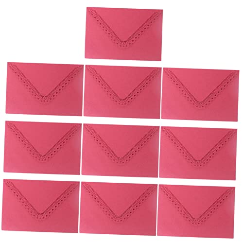 MAGICLULU 10 Stück Spitzenpapier Umschläge Dunkelrot Einladungskarten Umschläge für Hochzeiten Geburtstagsfeiern und Besondere Anlässe Dekorative Briefumschläge für Einladungen MAGICLULU 10 Stück Spitzenpapier Umschläge Dunkelrot Einladungskarten Umschläge für Hochzeiten Geburtstagsfeiern und Besondere Anlässe Dekorative Briefumschläge für Einladungen von MAGICLULU