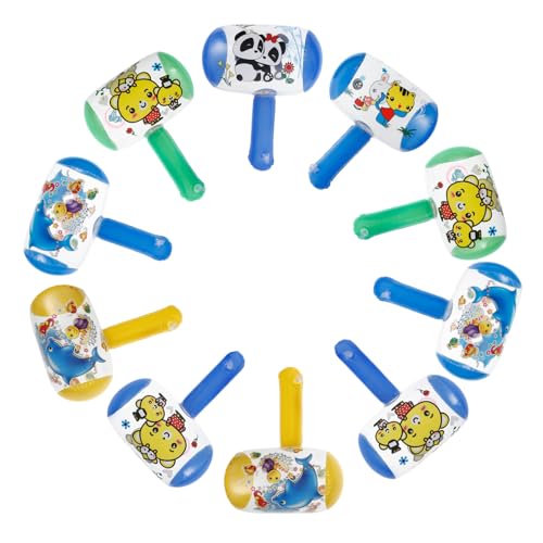 MAGICLULU 10 Stück Teiliges Aufblasbares Hammer mit Glocke und Pfeife Bunte Kinderspaß Hämmer für Jungen und Mädchen Leichtes Kreatives Party und Outdoor Farben Zufällig Zufällige Farbe MAGICLULU 10 Stück Teiliges Aufblasbares Hammer mit Glocke und Pfeife Bunte Kinderspaß Hämmer für Jungen und Mädchen Leichtes Kreatives Party und Outdoor Farben Zufällig Zufällige Farbe von MAGICLULU