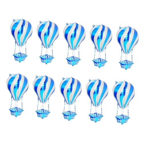 MAGICLULU 10 Stück Teiliges Heißluftballon Aluminium Folienballon Leichte Partydekoration für Geburtstag Shower Weihnachtsfeier Halloween Vielseitig Einsetzbar als Foto Requisite und Event MAGICLULU 10 Stück Teiliges Heißluftballon Aluminium Folienballon Leichte Partydekoration für Geburtstag Shower Weihnachtsfeier Halloween Vielseitig Einsetzbar als Foto Requisite und Event von MAGICLULU