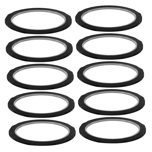 MAGICLULU 10 Stück Teiliges Pet Dünnes Klebeband für Whiteboards Stark Haftend Reißfest Breit Lang für Tafelmarkierungen Diagramme Basteln und Rasterlinien von MAGICLULU