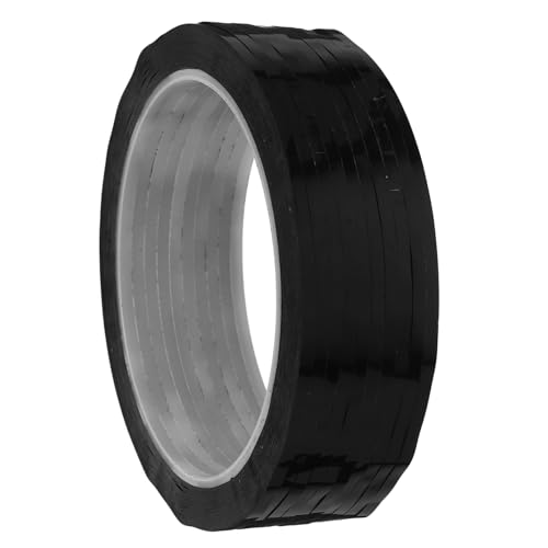 MAGICLULU 10 Stück Teiliges Pet schwarz Klebeband Breit Dünnes Vinyl Pinstripe Tape für Whiteboards Trocken Abwischbar Selbstklebend Reißfest Präzise Markierung für Diagramme und Raster von MAGICLULU
