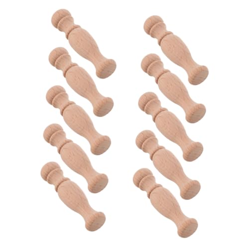 MAGICLULU 10 Stück Teiliges Unlackierte Holzsäulen Handgeschnitzt Roman Säulenkopf DIY Holzwellen für Weinregal Brückengeländer Möbelverzierung Holzstäbe Basteln MAGICLULU 10 Stück Teiliges Unlackierte Holzsäulen Handgeschnitzt Roman Säulenkopf DIY Holzwellen für Weinregal Brückengeländer Möbelverzierung Holzstäbe Basteln von MAGICLULU