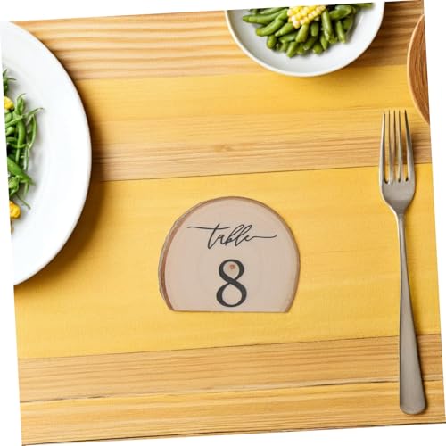 MAGICLULU 10 Stück Tischschilder Für Hochzeitsempfänge Holz Rustikale Tischdekorationen Rustikale Hochzeitsmittelstücke Holz Tischschilder Für Hochzeiten Tischnummern Für von MAGICLULU