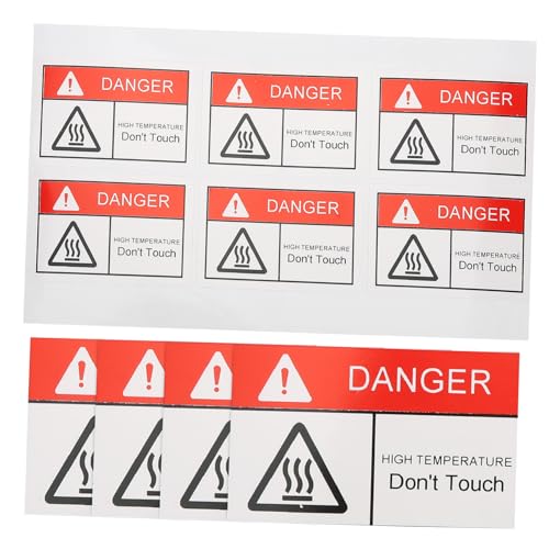 MAGICLULU 10 Stück Warnaufkleber für Heiße Oberflächen Selbstklebende Hochtemperatur warnetiketten Hitzebeständig Leicht Haftend für Maschinen und Radiatoren Sicherheitshinweise für MAGICLULU 10 Stück Warnaufkleber für Heiße Oberflächen Selbstklebende Hochtemperatur warnetiketten Hitzebeständig Leicht Haftend für Maschinen und Radiatoren Sicherheitshinweise für von MAGICLULU