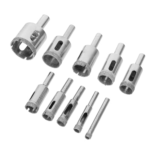 MAGICLULU 10 Teiliges Set Lochöffner Für Glasfliesen Bohrer Für Keramik Bohrer Für Wandbohrungen Mauerwerksbohrer Fliesenbohrer Für Bohrer Präzisionsbohrer Fliesenbohrer Silber MAGICLULU 10 Teiliges Set Lochöffner Für Glasfliesen Bohrer Für Keramik Bohrer Für Wandbohrungen Mauerwerksbohrer Fliesenbohrer Für Bohrer Präzisionsbohrer Fliesenbohrer Silber von MAGICLULU