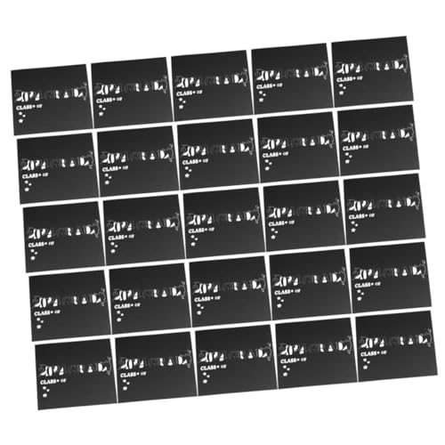 MAGICLULU 100 Stck. Tischkarten zur Abschlussfeier Stabile Namenskarten für Tischdekoration für Graduation Parties und Themenfeiern Praktische und Platzkarten von MAGICLULU