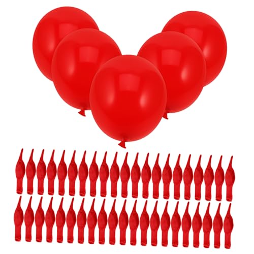 MAGICLULU 100 Stück Ballon hochzeit dekoration party dekoration Event Dekoration Feier Dekoration Emulsion rot MAGICLULU 100 Stück Ballon hochzeit dekoration party dekoration Event Dekoration Feier Dekoration Emulsion rot von MAGICLULU