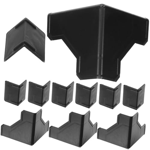 MAGICLULU 100 Stück Eckenschutz Aus Karton Eckschutz Beschützer Rand Tafelwache Eckenschutz Für Möbel Ecke Deckt Ab Tischeckenschutz Ecktischschoner Black Pp von MAGICLULU
