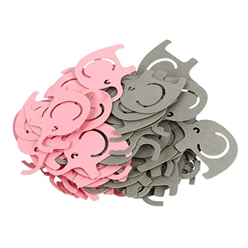 MAGICLULU 100 Stück Elefant Konfetti Dekorative Papierstücke für Babyparty Themenfeiern Hochzeit und Leicht Sicher für Besondere Anlässe von MAGICLULU